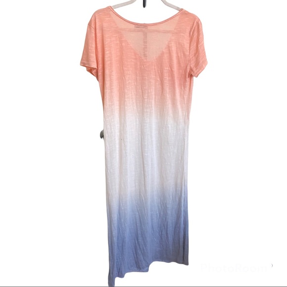 Tassels N Lace short sleeve hombre sleep dress blue white pink Size Small. - Picture 6 of 7